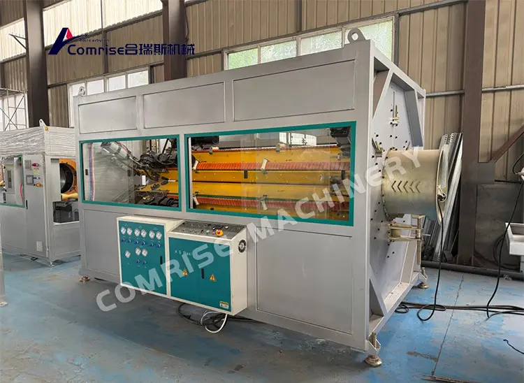 200-450mm PE ပိုက်ထုတ်လုပ်မှုလိုင်းကို အောင်မြင်စွာ စမ်းသပ်ပြီး အရှေ့အလယ်ပိုင်းရှိ ဖောက်သည်များထံ ပေးပို့ခဲ့သည်။ 200-450mm PE ပိုက်ထုတ်လုပ်မှုလိုင်းကို အောင်မြင်စွာ စမ်းသပ်ပြီး အရှေ့အလယ်ပိုင်းရှိ ဖောက်သည်များထံ ပေးပို့ခဲ့သည်။