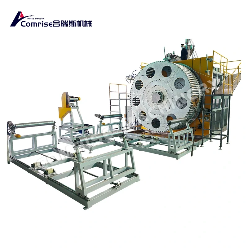 HDPE Hollow Wall Spiral ဒဏ်ရာပိုက်စက် HDPE Hollow Wall Spiral ဒဏ်ရာပိုက်စက်