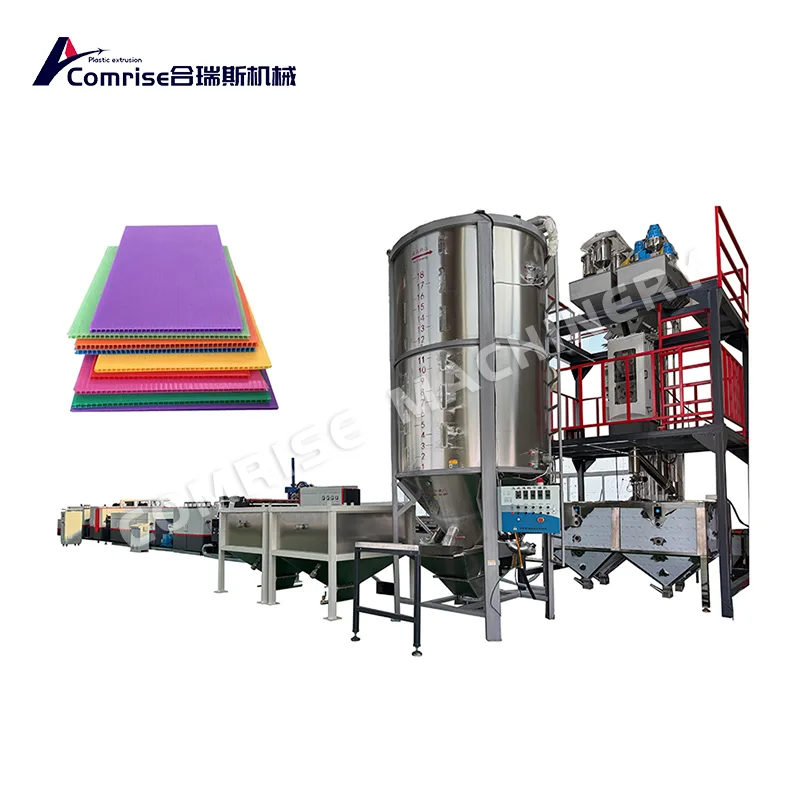 PP Hollow Grid Board ထုတ်လုပ်မှုလိုင်း PP Hollow Grid Board ထုတ်လုပ်မှုလိုင်း